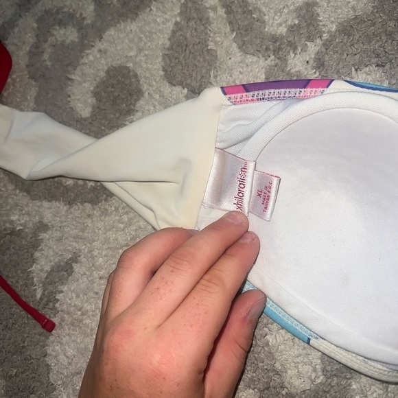 Xhiliration strapless size XL bathing suit top - Picture 3 of 3